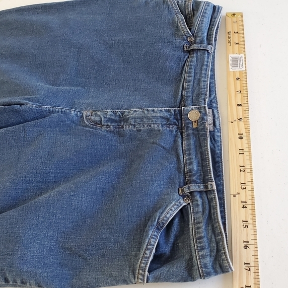 J. Jill High-rise Flare Leg Jeans Size 16 Stretch Medium Wash Denim - Picture 7 of 13